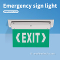Panneau de sortie de secours ABS + acrylique LED